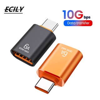 Ecily อะแดปเตอร์แปลงแฟลชไดรฟ์ USB 3.0 OTG เป็น Type-C สําหรับโทรศัพท์มือถือ Oneplus