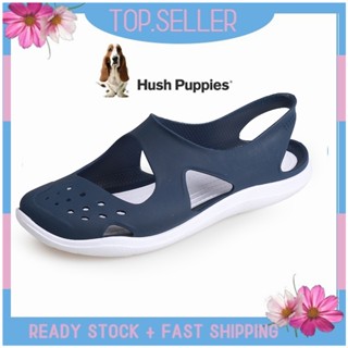 Hush Puppies รองเท้าแตะ ส้นแบน สไตล์เกาหลี ขนาดใหญ่ EU 40 41 สําหรับผู้หญิง