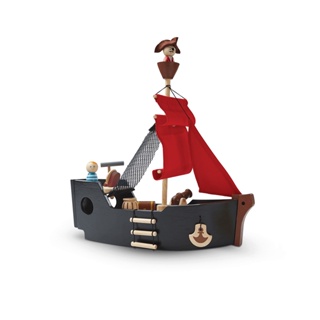 PlanToys 6114 PIRATE SHIP ของเล่นไม้เรือโจรสลัดของเล่นเด็ก 3 ขวบ