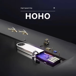 🔥HOHO Portable Metal แฟลชไดร์ฟ 4GB 8GB 16GB 32GB 64GB USB Flash Drive USB 2.0 3.0 Data Traveler เก็บข้อมูล แฟลชไดร์ฟ