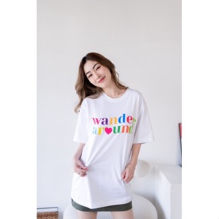 Matchbox - Wander Rainbow เสื้อยืดพร้อมสกรีนโลโก้สีสายรุ้ง