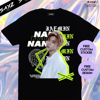 เสื้อยืดแฟชั่น Kaos Jaemin NCT Dream เกาหลี StreetWear เสื้อยืด Kpop Harajuku Custom Kaos KpopStreetwear ผู้ชาย T เ_09