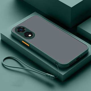 [ฟรีสายคล้อง] Oppo Reno 8T 8Z 8 Pro 5G reno8T 5G โปร่งแสง อะคริลิค ฝ้า ลูกกวาด เคสใส ฝาหลัง พลาสติกด้าน เคส