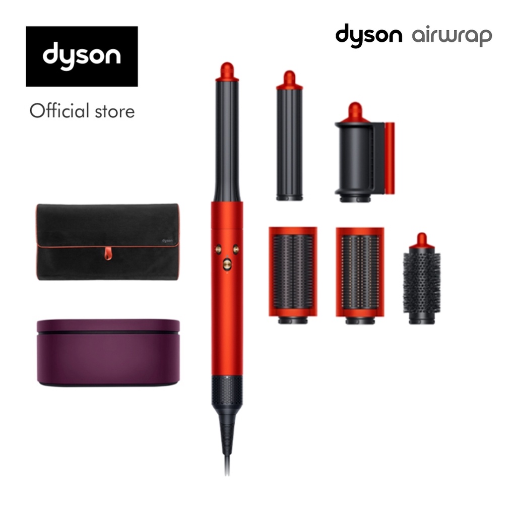 Gift Edition Dyson Airwrap ™ Hair Multi-styler Complete Long (Topaz Orange) with Byzantine Purple Case อุปกรณ์จัดแต่งทรงผม แบบครบชุด รุ่นยาว สีส้มโทแพซ