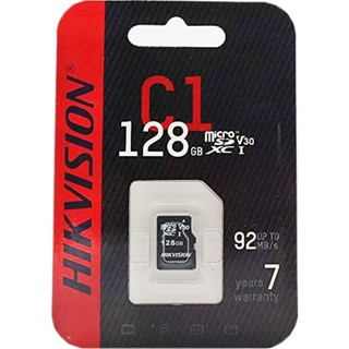 Hikvision 128GB TF Card MicroSD Memory Card HS-TF-C1(S)/128G/Adapter f IP Camera รับประกัน 7ปี