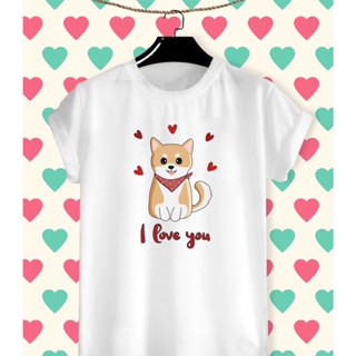 เสื้อยืดลาย วาเลนไทน์ Happy Valentine