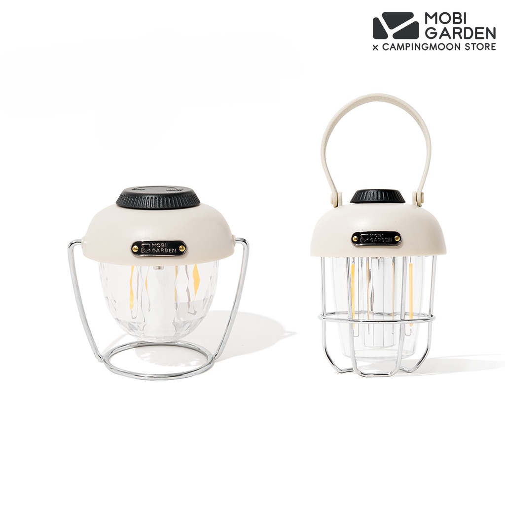 โคมไฟ Mobi Garden LED สีขาว มีสองแบบ ชาจไฟด้วย USB แสงสี Warm light
