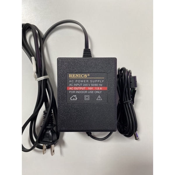 Adaptor AC 16V 1.5A แจ็ค5.5x2.1-2.5mm.
