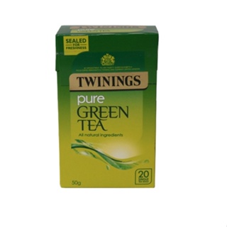 Twinings Pure Green Tea bags x 20 ชาเขียว ชาอังกฤษ ชาสำเร็จรูป