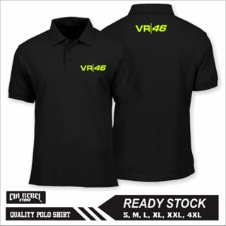 เสื้อโปโล คอปก ROSSI VR 46 RIDERS ACADEMY ROSSI VR 46 - NS REBEL