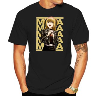 Kawaii Name Misa Anime T Shirt Men Pre-shrunk Cotton Casual T-shirt Short Sleeved Manga Death Note Tee Tops_12