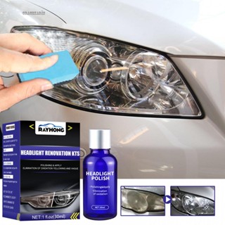 【GRCEKRIN】[Promote clearance] Car 9H Headlight Cover Len Restorer Repair Liquid Polish Cleaner Accessories