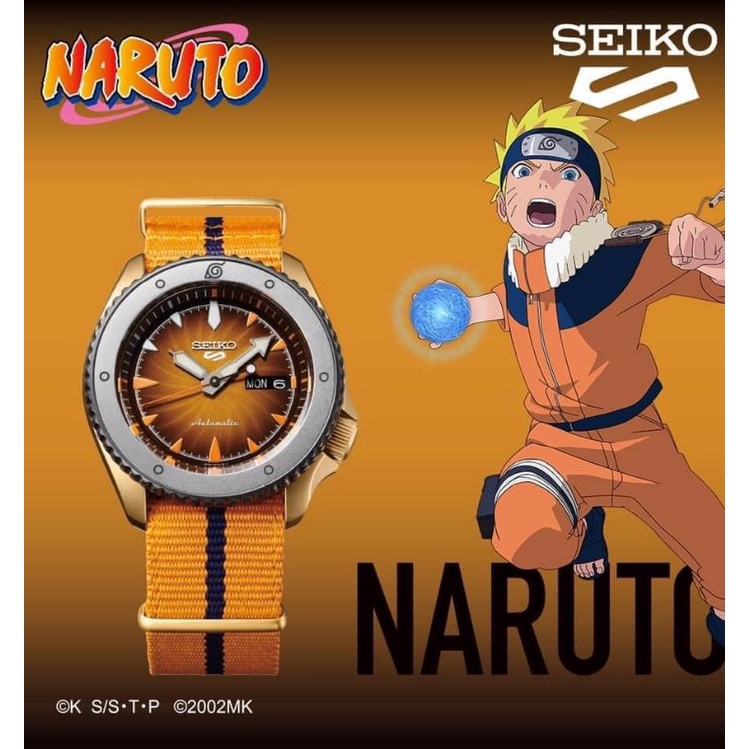 นาฬิกา SEIKO 5 SPORTS NARUTO &amp; BORUTO LIMITED EDITION รุ่น​ SRPF70K1 ของแท้​ป้าย​ KINGPOWER
