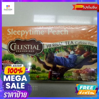 เครื่องดื่ม Celestial  SleepyTime Peach 30g. Celestial SleepyTime Peach 30g. Reasonable price.ชา