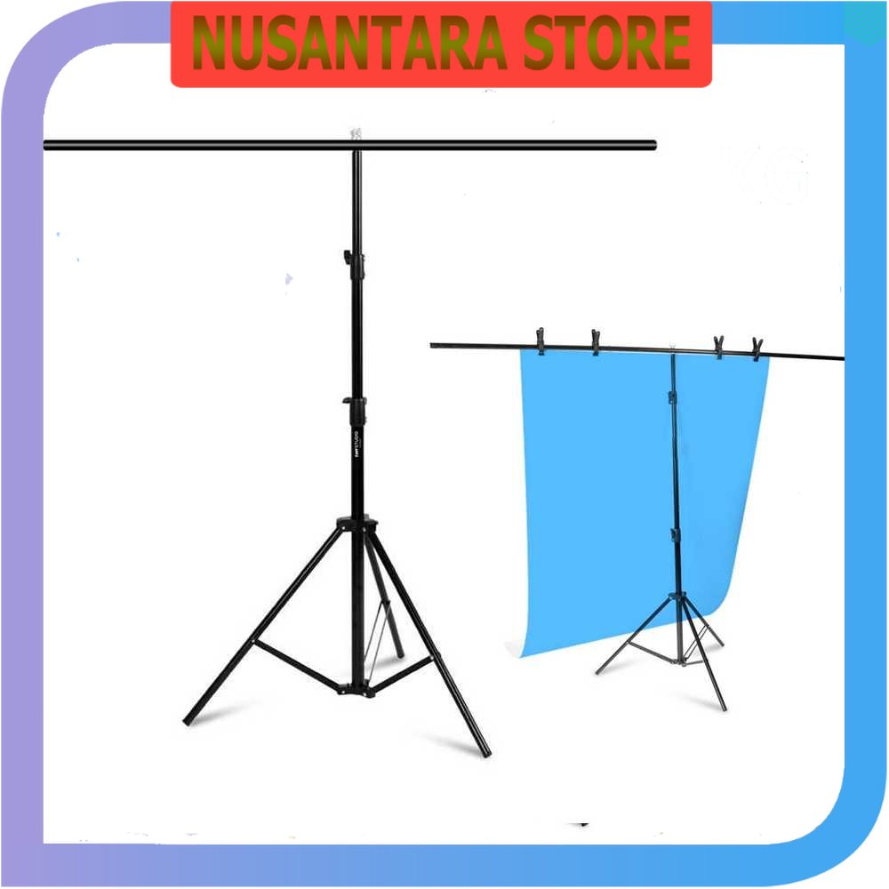 NUSTARA STORE - TaffSTUDIO T-Shape 4 Clamp พื้นหลังฉากหลังขาตั้ง - M139