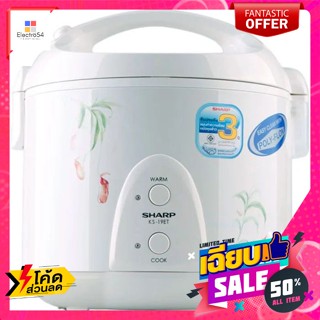 เครื่องใช้ไฟฟ้าในครัวขนาดเล็ก Sharp หม้อหุงข้าว รุ่น KS19ET ขนาด1.8 ลิตร *คละลาย Sharp rice cooker, model KS19ET, size 1