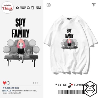 อะนิเมะ Spy X Family เสื้อ Anya Tshirt คอสเพลย์ผู้ชายผู้หญิง Summer Tops T-shirt_05