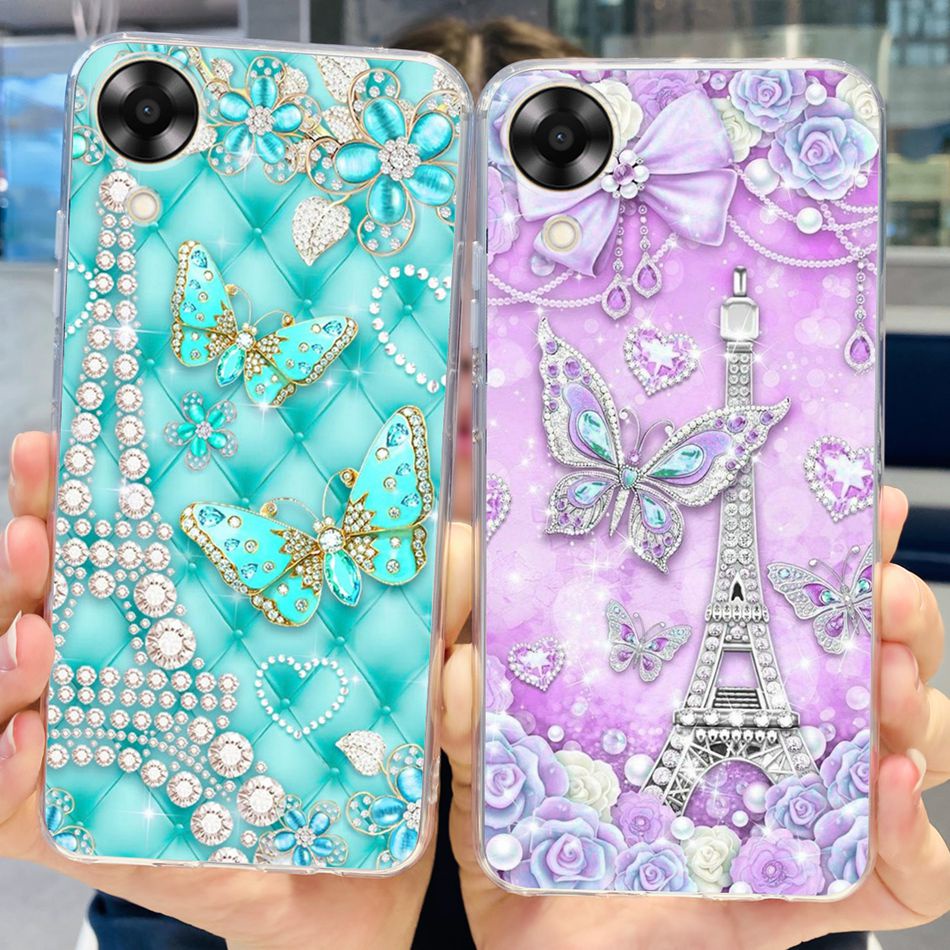 เคสโทรศัพท์ซิลิโคน TPU แบบนิ่ม ลายไดโนเสาร์ และแมวน่ารัก สําหรับ OPPO A17K A17 2022 CPH2471 CPH2477 A17 A 17K 4G ราคา ถูกที่สุด ดีลบีเคเค แกลเลอรีภาพที่ 2