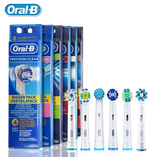 หัวแปรงทดแทน Oral B สําหรับแปรงสีฟันไฟฟ้าแบบหมุน Oral-B ของแท้ฟันไวท์เทนนิ่งขนนุ่มเติม
