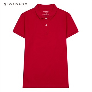 GIORDANO เสื้อโปโลผู้หญิง Womens Luxury Polo 05310236