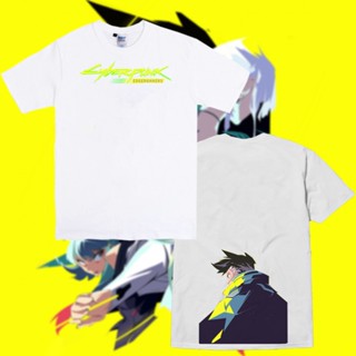 เสื้อยืดแฟชั่น เสื้อยืด ลายการ์ตูนอนิเมะ Cyberpunk Edgerunners David Merchandise สําหรับผู้ชายDIY เสื้อยืด_12