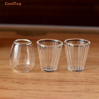 Cooltoy แก้วกาแฟจิ๋ว พร้อมจานรอง สําหรับตกแต่งบ้านตุ๊กตา 1:12