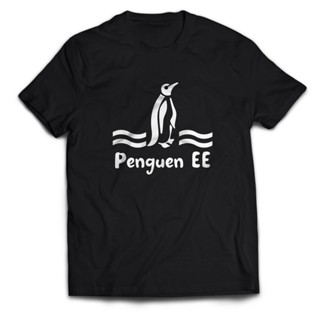 เสื้อยืด ลาย Parodies Plesetan PENGUEN EE สําหรับผู้ชาย และผู้ใหญ่