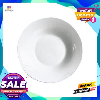 Porcelain จานพอร์ซเลนทรงลึก Kassa Home รุ่น 82810 ขนาด 8 นิ้ว สีขาวdeep Porcelain Plate  Home No. 82810 Size 8 Inch Whit