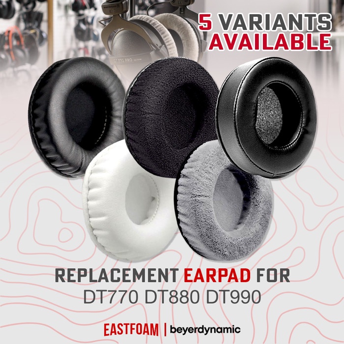 Beyerdynamic DT770 DT880 DT990 DT770 Pro DT990 Pro แผ่นรองหูฟัง