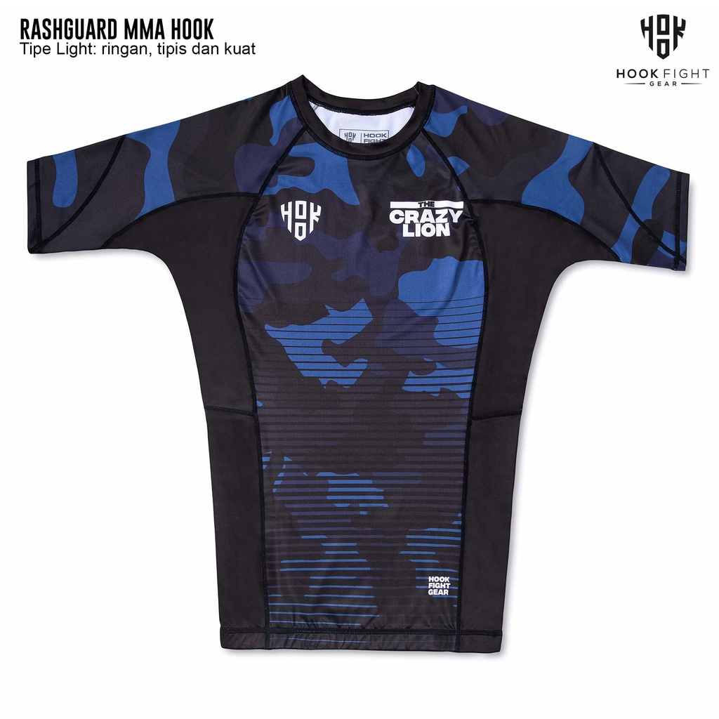 Rashguard MMA BJJ Hook x The Crazy Lion BJJ Compression