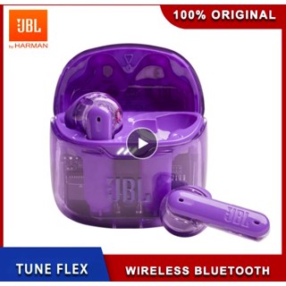 JBL Tune Flex Ghost Edition TWS Noise Canceling Earphones Bluetooth Smart Sport Earbuds Stereo Calls Headsets Wireless Charging