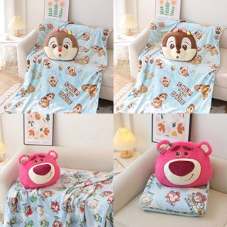 (พร้อมส่ง) หมอนผ้าห่ม Chip &amp; Dale และ หมี Lotso