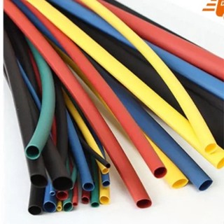 ท่อหด Heat Shrink Tube ท่อหุ้ม ท่อ หุ้มสาย สำหรับหุ้มสายไฟ ขนาด 1 มม,2มม,3มม,4มม,5มม,6มม,8มม.10มม.สายสีดำ พร้อมส่ง