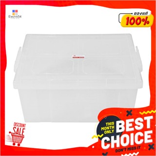 STORAGE กล่องเก็บของ ฝาล็อค G-WARE 1402 40 ลิตร สีใสSTORAGE BOX G-WARE 1402 40L CLEAR