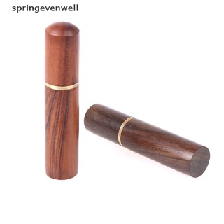 [springevenwell] ใหม่ พร้อมส่ง ถังไม้จิ้มฟันไม้มะเกลือ ขนาดเล็ก แฮนด์เมด 1 ชิ้น