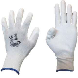 PU-COATED ถุงมือเคลือบ PU MICROTEX ECO-PU สีขาวPU-COATED GLOVES MICROTEX ECO-PU WHITE