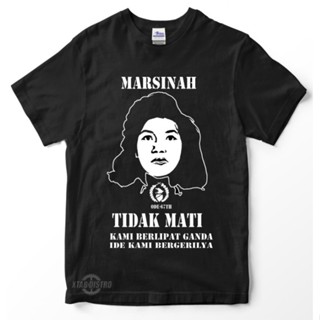 เสื้อยืด พิมพ์ลาย marsinah Figure Not Dead munir wiji tukul