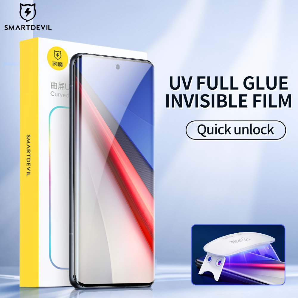 SmartDevil ฟิล์มไฮดรอลิค กันรอยหน้าจอ แบบนิ่ม ป้องกันรังสียูวี สําหรับ Vivo iQOO11pro iQOO10pro