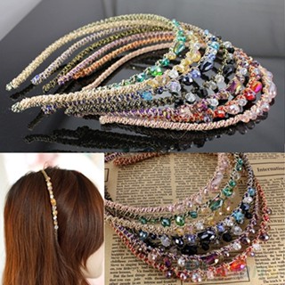 【AG】Fashion Womens Irregular Rhinestone Headband Barrette Hairpin Clip Hair Decor