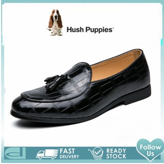 Hush Puppies รองเท้าหนัง รองเท้าทํางาน แบบเป็นทางการ สไตล์เกาหลี สําหรับผู้ชาย