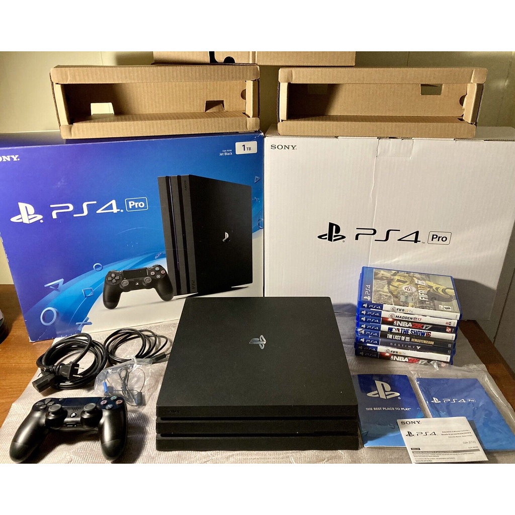 Brand New  Sony PS4 Pro Limited Edition 5 free games
