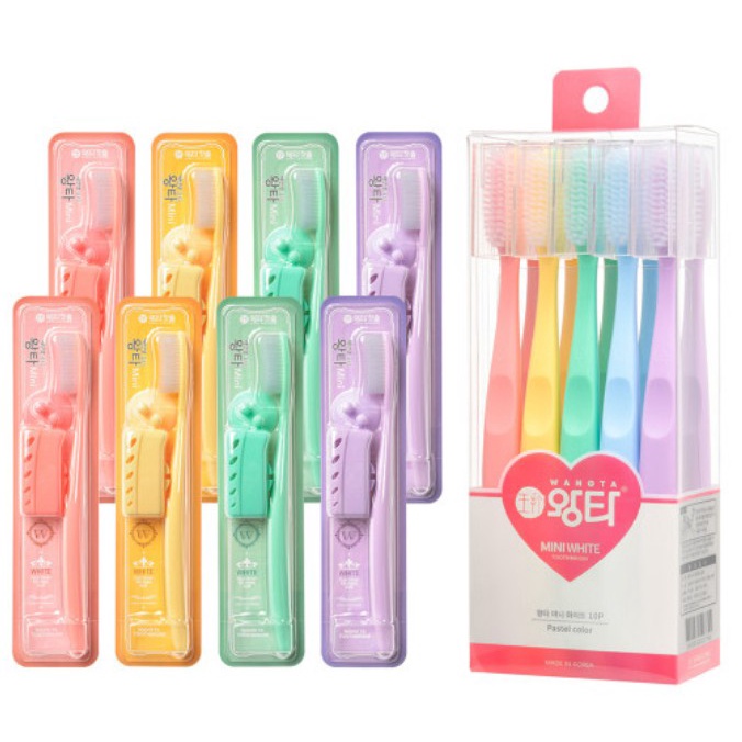 Wangta Baek's Great Toothbrush 10P (soft, basic, hard)