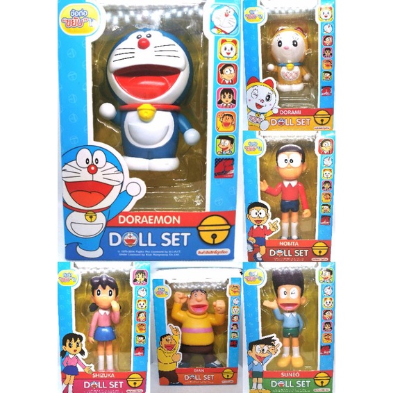 ตุ๊กตา​โมเดลSETโดราเอมอน(DORAEMON)​  ลิขสิทธิ์​แท้💯% (ข้อต่อ"ขยับ" ได้)​ 1ชุด มี 6 ตัว สินค้า​ใหม่​มือหนึ่ง