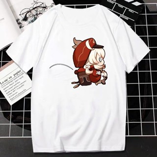 Harajuku O-neck Tee Shirts Female Genshin Impact Print Women T-shirt Summer Kawaii Streetwear Ladies Clothes Short _03