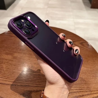 เคส PC ใส เคสสีตามเครื่อง สำหรับ iPHONE ทุกรุ่น 15 11 12 13 14 Pro Max Plus 6,7,8,6Plus,7Plus,8Plus,X XS XS MAX 040