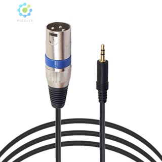 [Hidduck.th] สายเคเบิลเสียงสเตอริโอ 3.5 มม. 3 เมตร 9.84 ฟุต เป็น 3 Pin XLR ตัวผู้