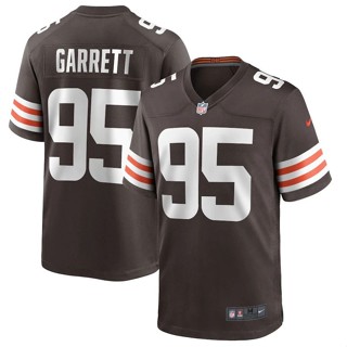 เสื้อกีฬารักบี้ ลายทีม NFL Cleveland Browns Cleveland Browns เสื้อกีฬาแขนสั้น ลายทีม Myles Garrett 95