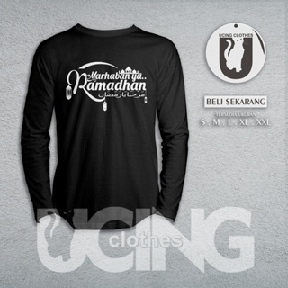 เสื้อยืดแขนยาว พิมพ์ลาย Ramadan Welcome To The Holy Month Of Ramadan แฟชั่นสําหรับสตรี