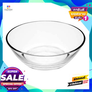 Glass ชามสลัดแก้วทรงกลม ซีทรู Oceanglass รุ่น 5P0182501G0000B ขนาด 10 นิ้ว สีใสround Glass Salad Bowl, See-Through, Ocea