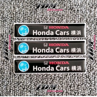 Jdm สติกเกอร์เคลือบเรซิน สไตล์ญี่ปุ่น สําหรับรถยนต์ Honda Yokohama Jazz City Grace Accord CR-V HR-V Vezel Stepwgn Odyssey